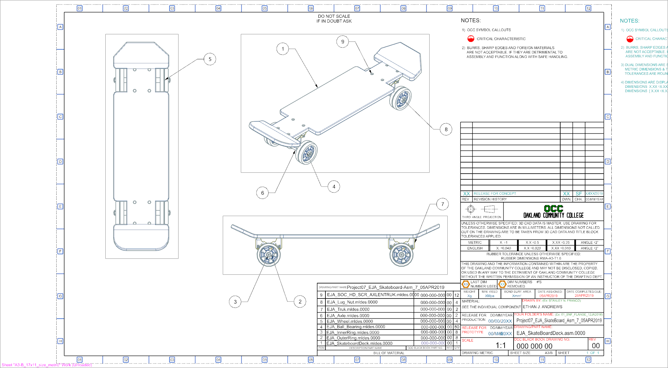 Skateboard Assembly